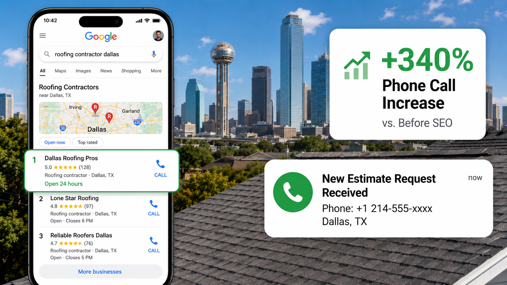 Phoenix Roofing Google Maps Ranking Proof